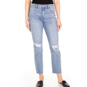 EUC Articles of Society Distressed Raw Hem Jeans Size 28